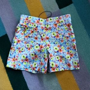 New floral zara girls shorts